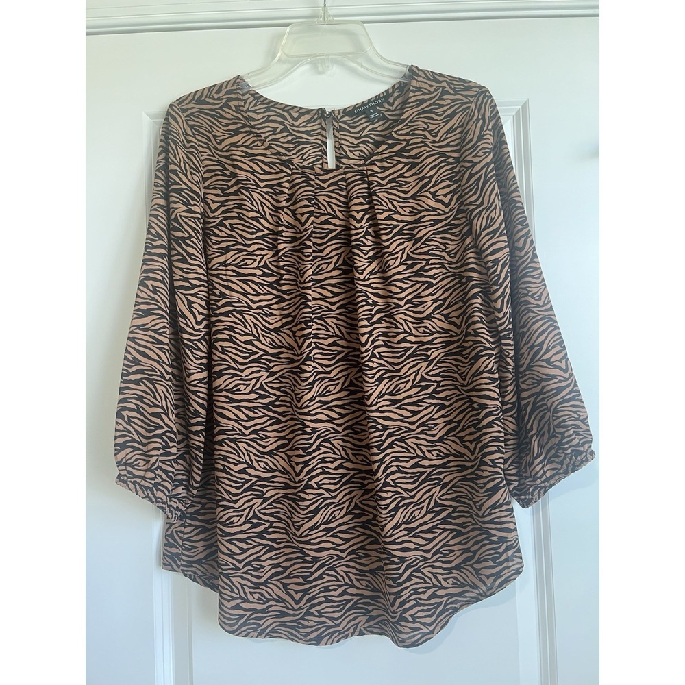 41 Hawthorn Women's 3/4 Length Sleeve Blouse Size Medium